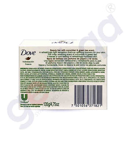 DOVE 135GM BEAUTY BAR  GO FRESH (FRESH TOUCH) SOAP