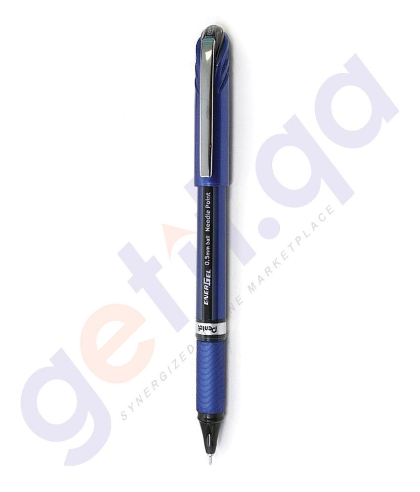 Pentel EnerGel Euro Ballpoint Pen, 0.5mm Needle Tip, Black Ink (BLN25-A)